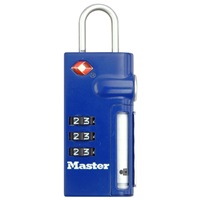 Master Lock Visací kombinační zámek TSA 4693EURDBLU