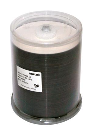 Maxell - DVD-R 4,7GB 8x, 100ks v cake obale, Ritek Printable SKMAX275998S
