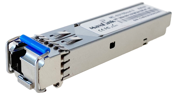 MaxLink 1.25G SFP optický modul, WDM(BiDi), SM, Tx 1310/Rx1550nm, 3km, průmyslový -40C+85C, 1xLC,DDM ML-S3155out-3