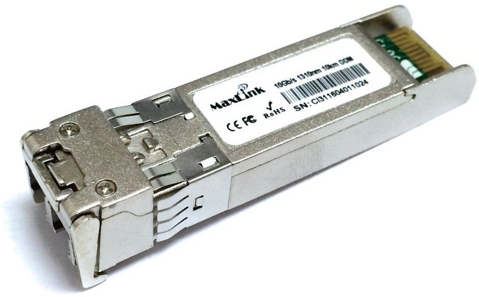 MaxLink 10G SFP+ optický modul, venkovní -40°C, SM, 1310nm, 10km, 2x LC konektor, DDM ML-S+31Dout-10