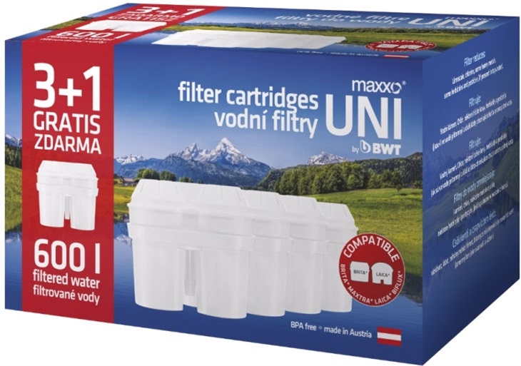 Maxxo UNI vodní filtry 3+1 8595235806586