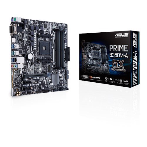 MB ASUS MB Sc AM4 PRIME B350M-A, AMD B350, 4xDDR, VGA, mATX 90MB0TE0-M0EAY0