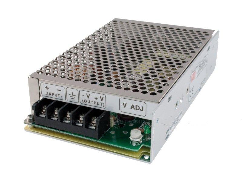 MEANWELL SD-50A-24 DC/DC měnič napětí uzavřený z 9-18 na 24V (50W)