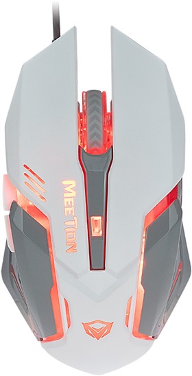 Meetion Myš M915 drátová, bílá 6970344731493