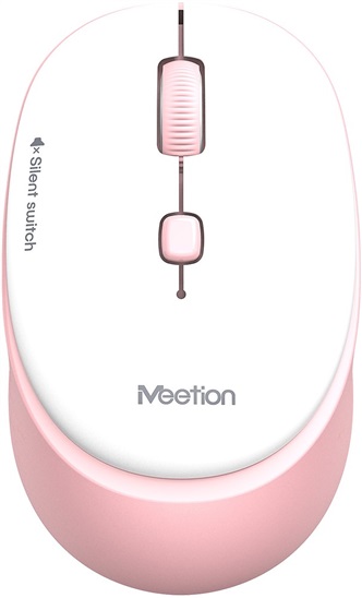 Meetion Myš R571 bezdrátová, růžová 6970344732803