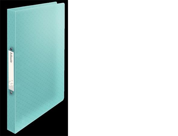 Měkké desky PP. 2 kulaté kroužky. Hřbet 25 mm. A4, modré 626242