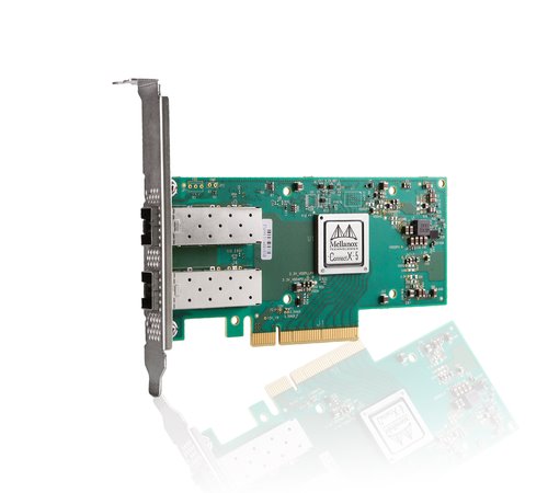 Mellanox ConnectX-6 Lx EN adapter card, 25GbE, Dual-port SFP28, PCIe 4.0 x8, No Crypto, Tall Bracket MCX631102AN-ADAT