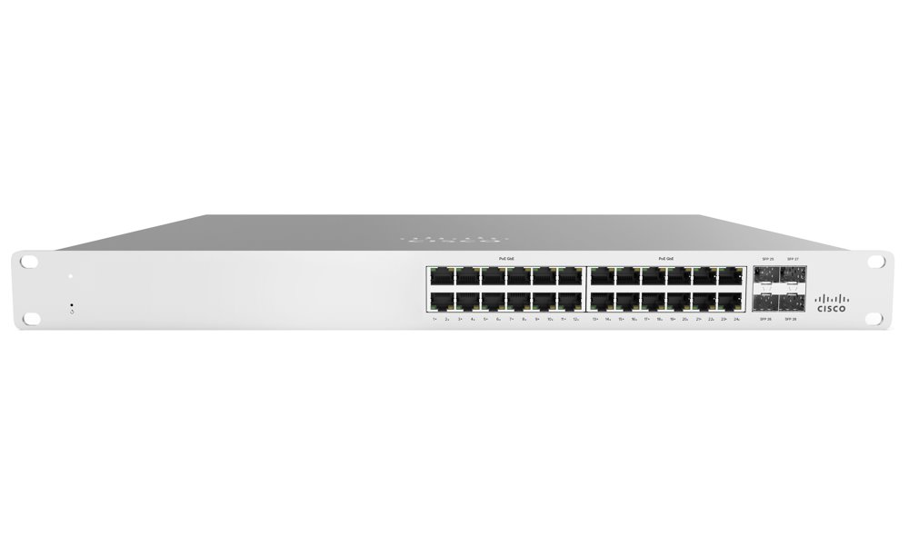 Meraki MS120-24P 1G L2 Cld -Mngd 24x GigE 370W PoE Switch MS120-24P-HW