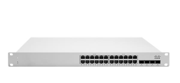 Meraki MS210-24P 1G L2 Cld-Mngd 24x GigE 370W PoE Switch MS210-24P-HW
