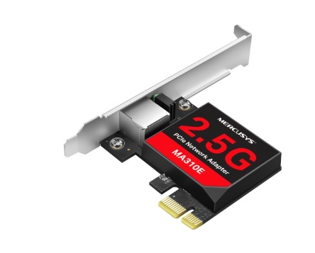MERCUSYS MA310E 2.5 gigabitové PCle síťový adaptér