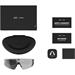 Meta Oakley Vanguard prizm black lenses, white frame OW8001-0552