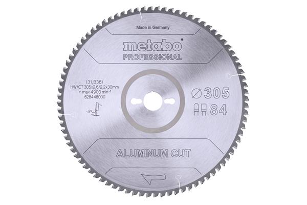 Metabo AluminiumCutProf 305x30 84FZ/TZ 5°neg 628448000