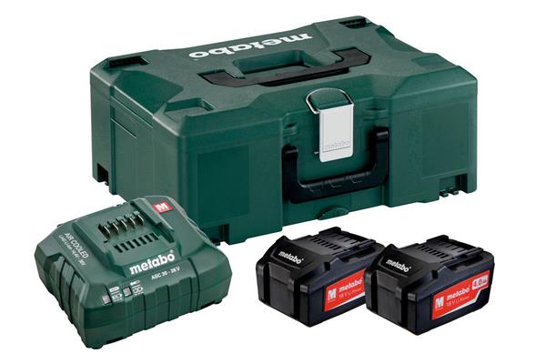 Metabo Basic-Set 2 x 4.0 Ah + MetaLoc 685064000