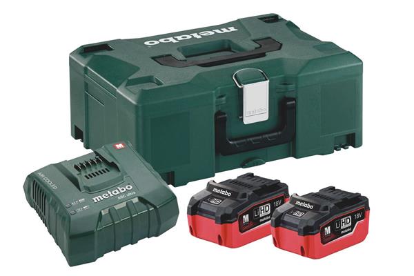 Metabo Basic-Set 2 x LiHD 5.5 Ah ASC 145 + ML 685077000