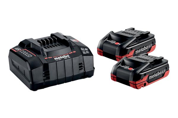 Metabo Basis-Set 2 x LiHDX 4.0 Ah ASC 145 685306000