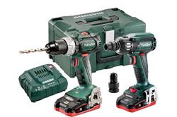 Metabo Combo Set 2.1.10 18 V BL LiHD *SBLTBL+SSW400BL (2x LiHD 3,5Ah, ASC 30-36, MetaLoc) 685099000