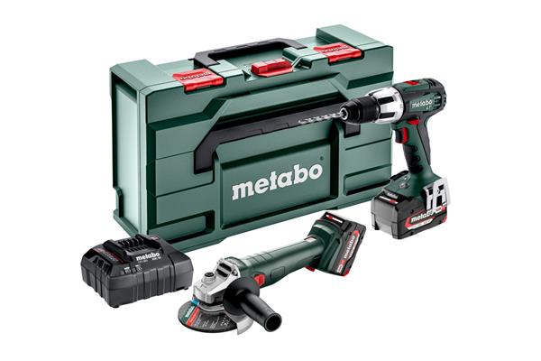 Metabo Combo Set 2.4.2 18 V SB18LT + W18Q (2x4,0Ah, ASC 55, metaBOX 165 L) 685207510