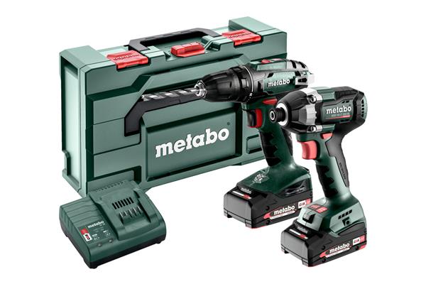 Metabo Combo Set 2.8.1 18V BS+SSD200LTBL (2x2,0Ah, SC 30, metaBOX 145 L) 685193000