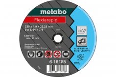 Metabo Flexiarapid 125x1,6x22,2 Inox