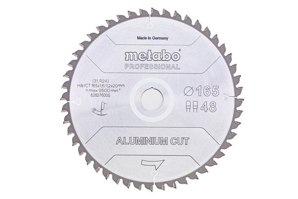 Metabo Pílový list „aluminium cut - professional“, 165x20 Z48 FZ/TZ 5°neg 628276000