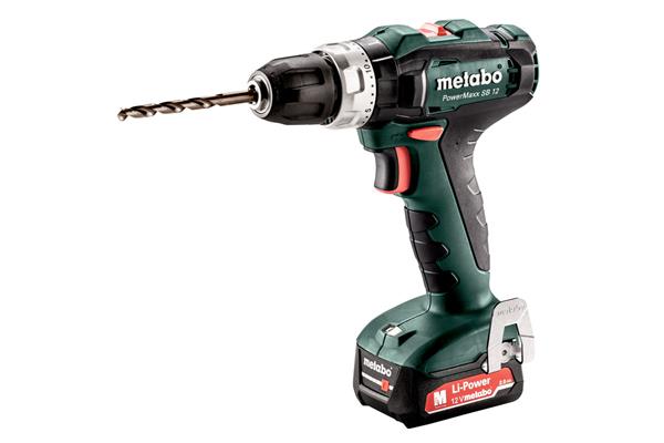 Metabo PowerMaxx SB 12 * Aku Príklepová vŕtačka so skrutkovačom TV00 601076500