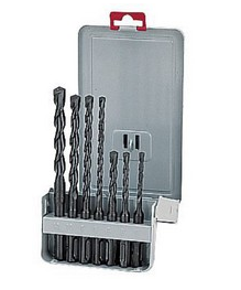 Metabo Sada vrtákov do betonu SDS-plus Pro 4, 7-dielna, v kovovej kazete 630584000