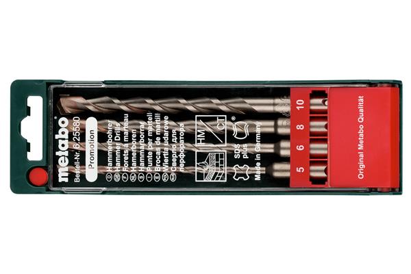 Metabo Sada vrtákov SDS-Plus SP v kazete, 4dielna 625580000