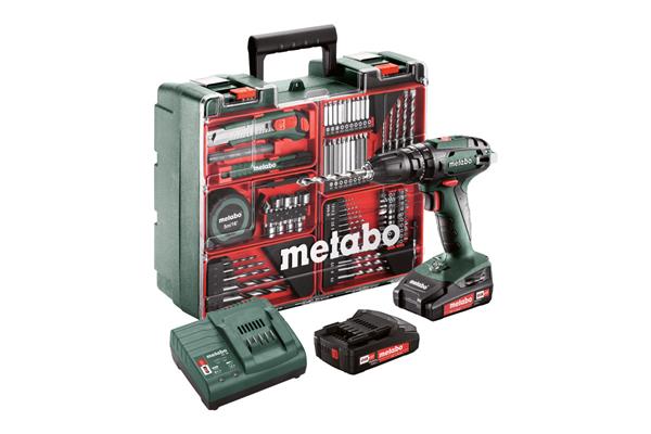 Metabo SB 18 Set Mobilná dielňa, 18-Voltová Aku-vŕtačka so skrutkovačom + príslušenstvo 602245880