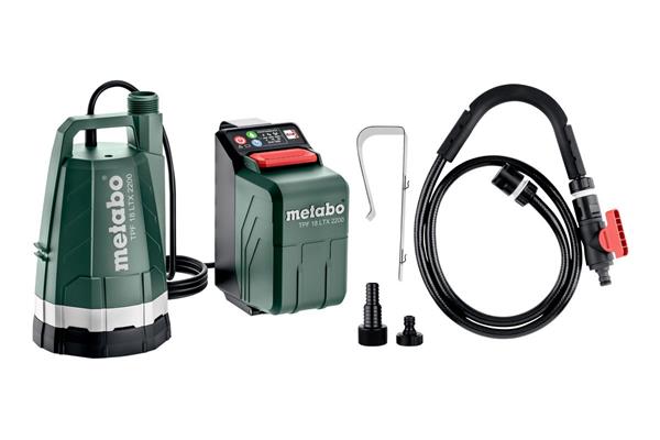 Metabo TPF 18 LTX 2200 (601729850) AKUMULÁTOROVÉ PONORNÉ ČERPADLO DO NÁDRŽE NA DAŽĎOVÚ VODU