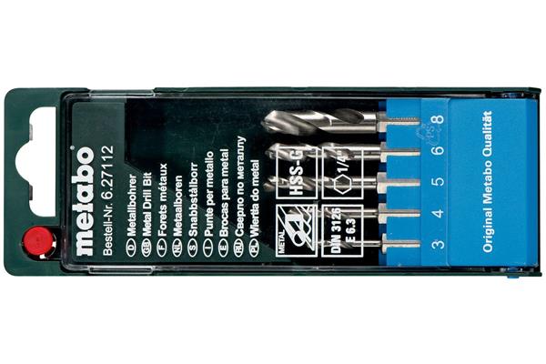 Metabo Vrták do kovuset 5-tlg. m.Sechskantschaft 627112000