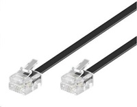 MicroConnect RJ11 2m, černý