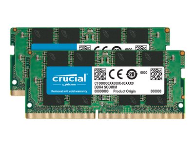 MICRON, Crucial 2-32GB DDR4-260p SODIMM NON-ECC CT2K32G4SFD832A