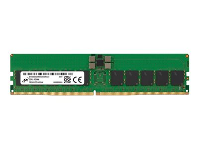 Micron - DDR5 - modul - 32 GB - DIMM 288-pin - 5600 MHz / PC5-44800 - CL46 - registrovaná MTC20F104 MTC20F1045S1RC56BD1R