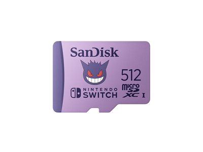 MicroSD Nintendo Pokemon Ectoplasm 512GB SDSQXAO-512G-GN6ZK