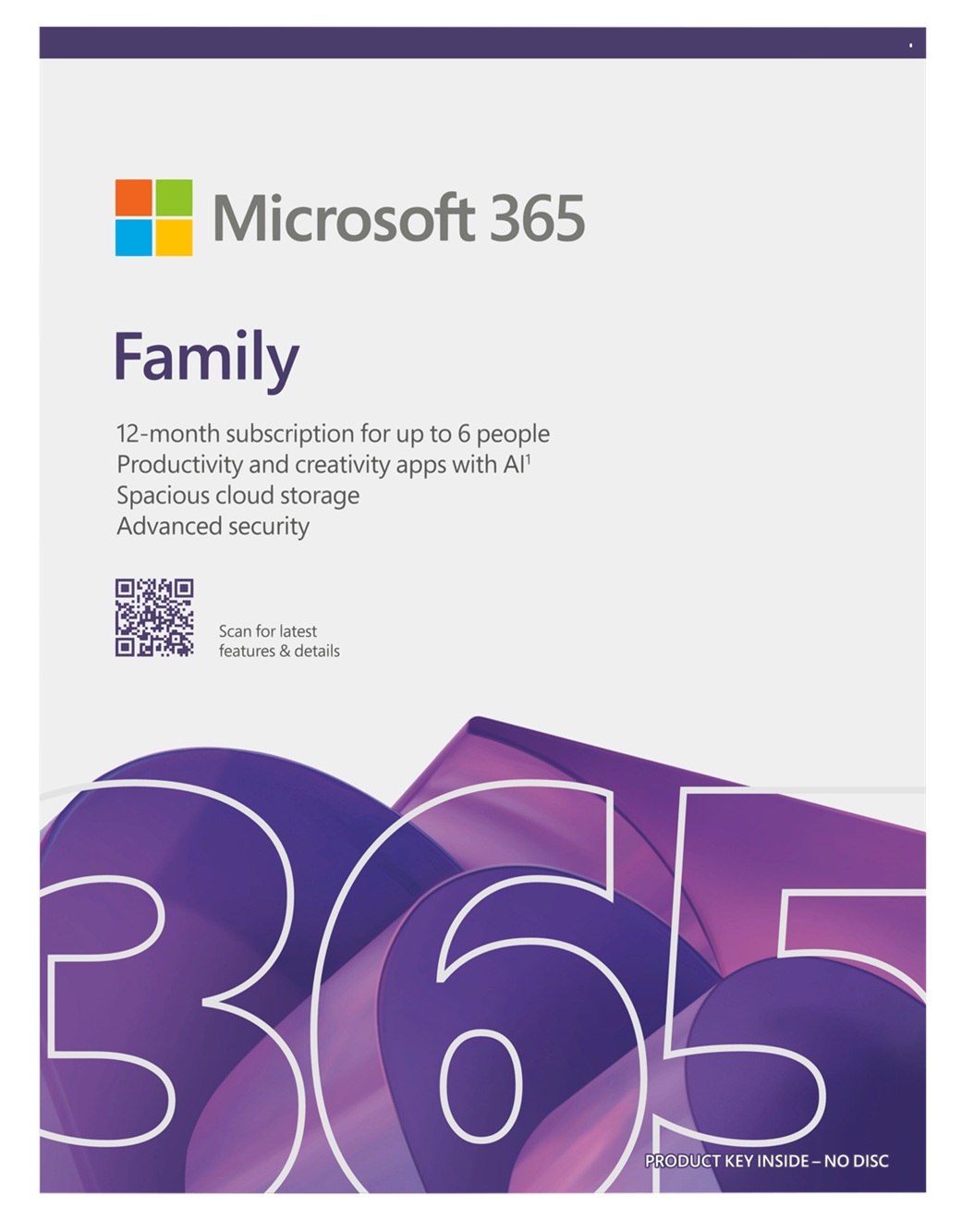 Microsoft 365 Family FY25H2 Mac/Win, 1 Rok, Eng EP2-32335