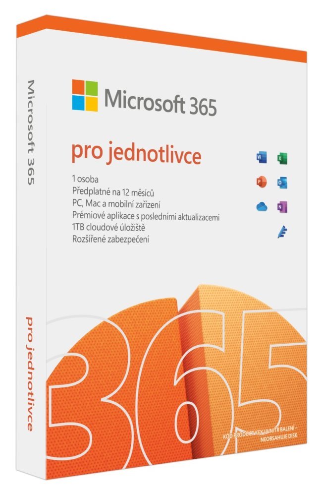 Microsoft 365 Personal FY25H2 Mac/Win, 1rok, CZ EP2-32429