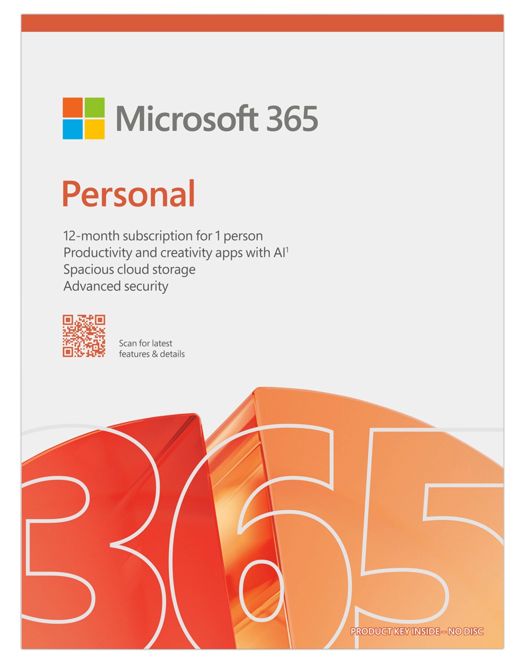 Microsoft 365 Personal FY25H2 Mac/Win, 1rok, Eng EP2-32410