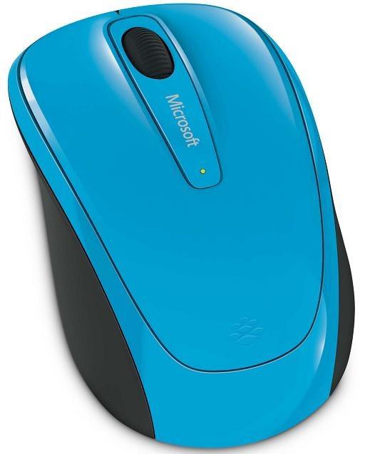 Microsoft Mouse Wireless Mobile 3500, Cyan Blue GMF-00272