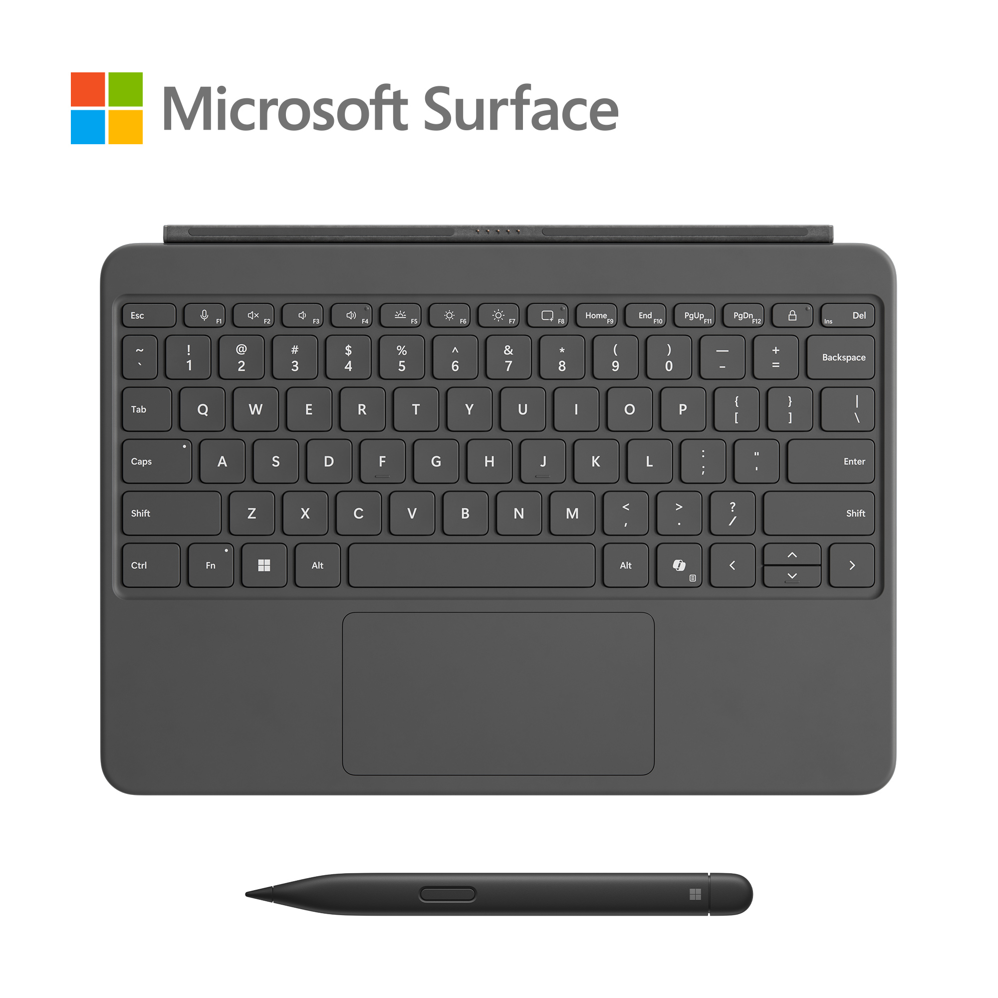 Microsoft Surface Pro 12" Keyboard + Slim Pen 2 Bundle (Slate), Commercial, ENG EP2-33132
