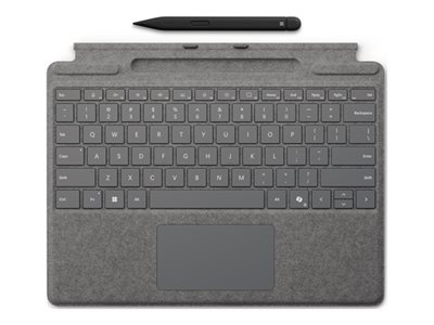 Microsoft Surface Pro Keyboard + Slim Pen 2 Bundle (Platinum), Commercial, CZ&SK 8X8-00185CZSK