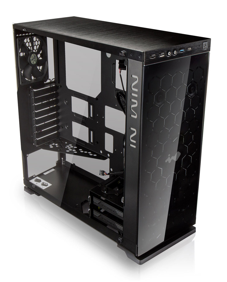 Midi ATX skříň In Win 805C Black gaming