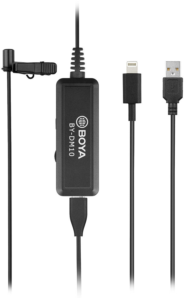 Mikrofón BOYA BY-DM10 lavalier-klopový