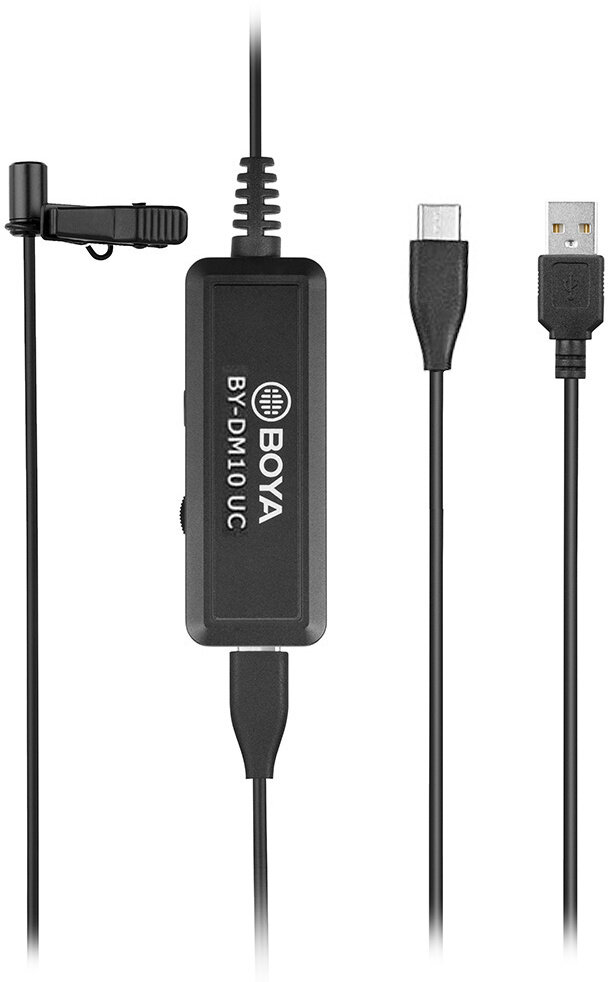 Mikrofón BOYA BY-DM10UC lavalier-klopový