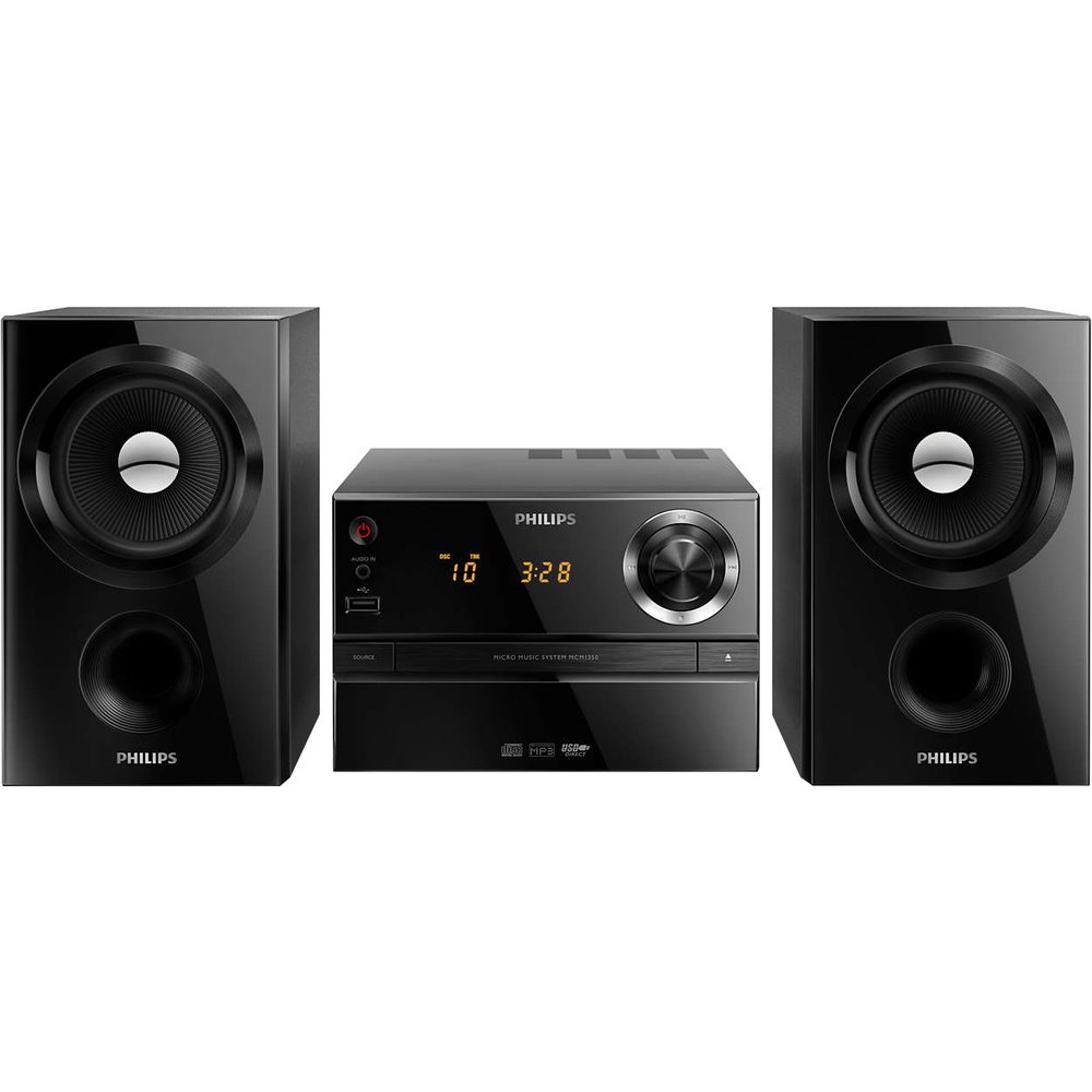 Mikrosystém Philips MCM1350/12 černý 35046970