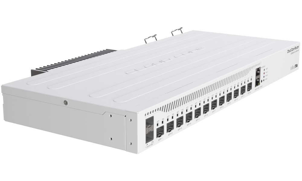 MikroTik Cloud Core Router CCR2004, 12x SFP+, 1x Gbit LAN, 4 GB, 2x SFP28, Dual PSU, L6 CCR2004-1G-12S+2XS