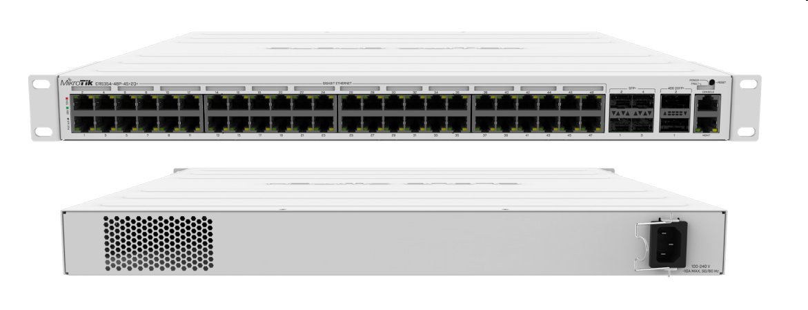 MikroTik Cloud Router Switch CRS354-48G-4S+2Q+RM CRS354-48P-4S+2Q+RM