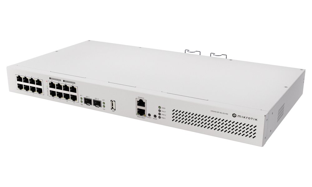 MikroTik Cloud Router Switch CRS418-8P-8G-2S+RM