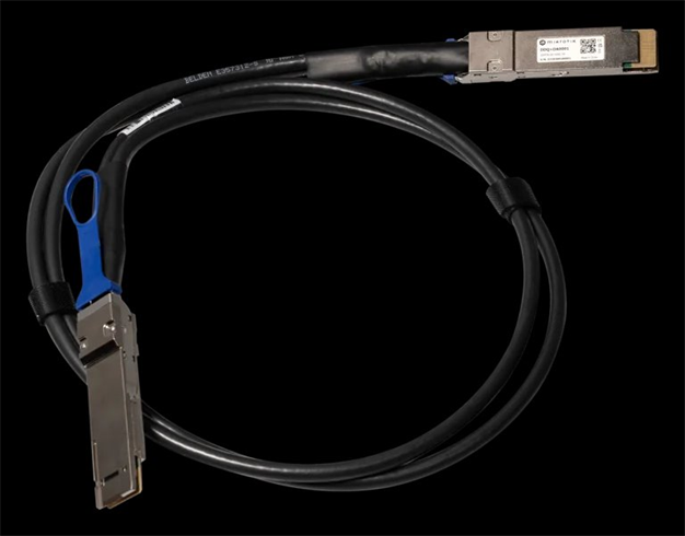 MikroTik DDQ+DA0001 1m 400GB přímý propojovací kabel s QSFP-DD moduly