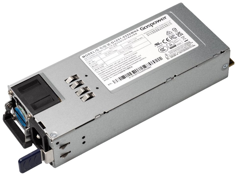 MikroTik G1251-0250WNA Hot-swap napájecí zdroj 12V 250W pro CRS812