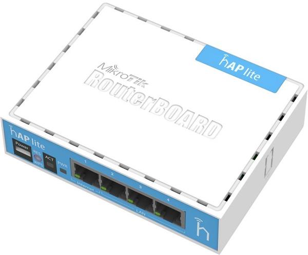MIKROTIK RouterBOARD hAP 941-2nD + L4 (650MHz; 32MB RAM, 4xLAN switch, 1x 2,4GHz plastic case, zdroj) RB/941-2ND